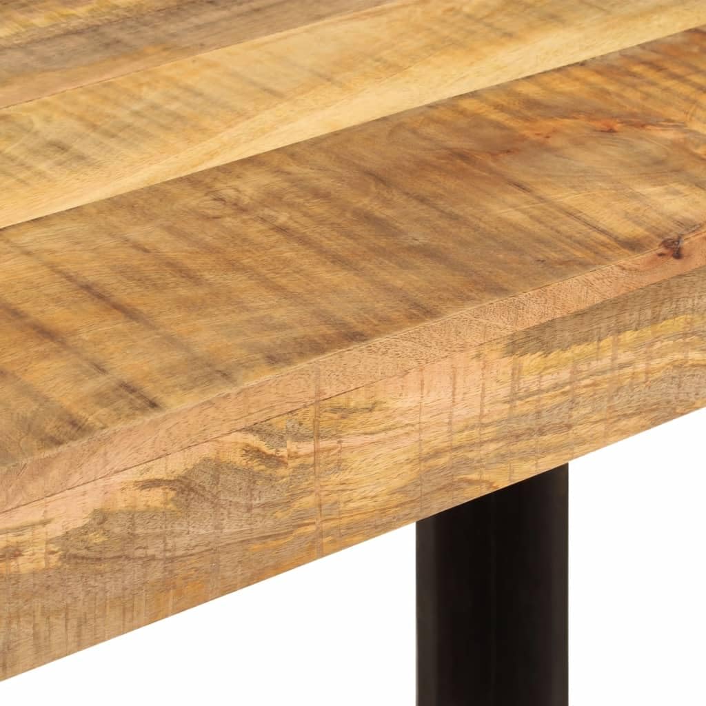 vidaXL Tavolo da Pranzo 120x60x76 cm in Legno Massello di Mango, Tavolo, Tavolo Sala da Pranzo, Tavolo in Legno, Tavolo da Cucina