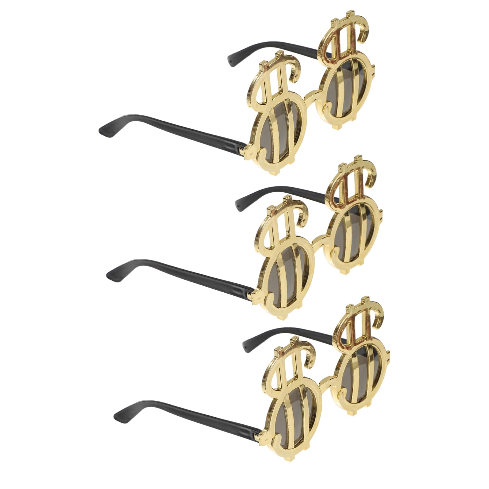 BESPORTBLE 3pcs US Sign Glasses Funny Eyeglasses for Festival Party Eyeglasses Rave Party Glasses for Party Glasses Bulk Colors Glasses for Party Modern Frame Disco LED