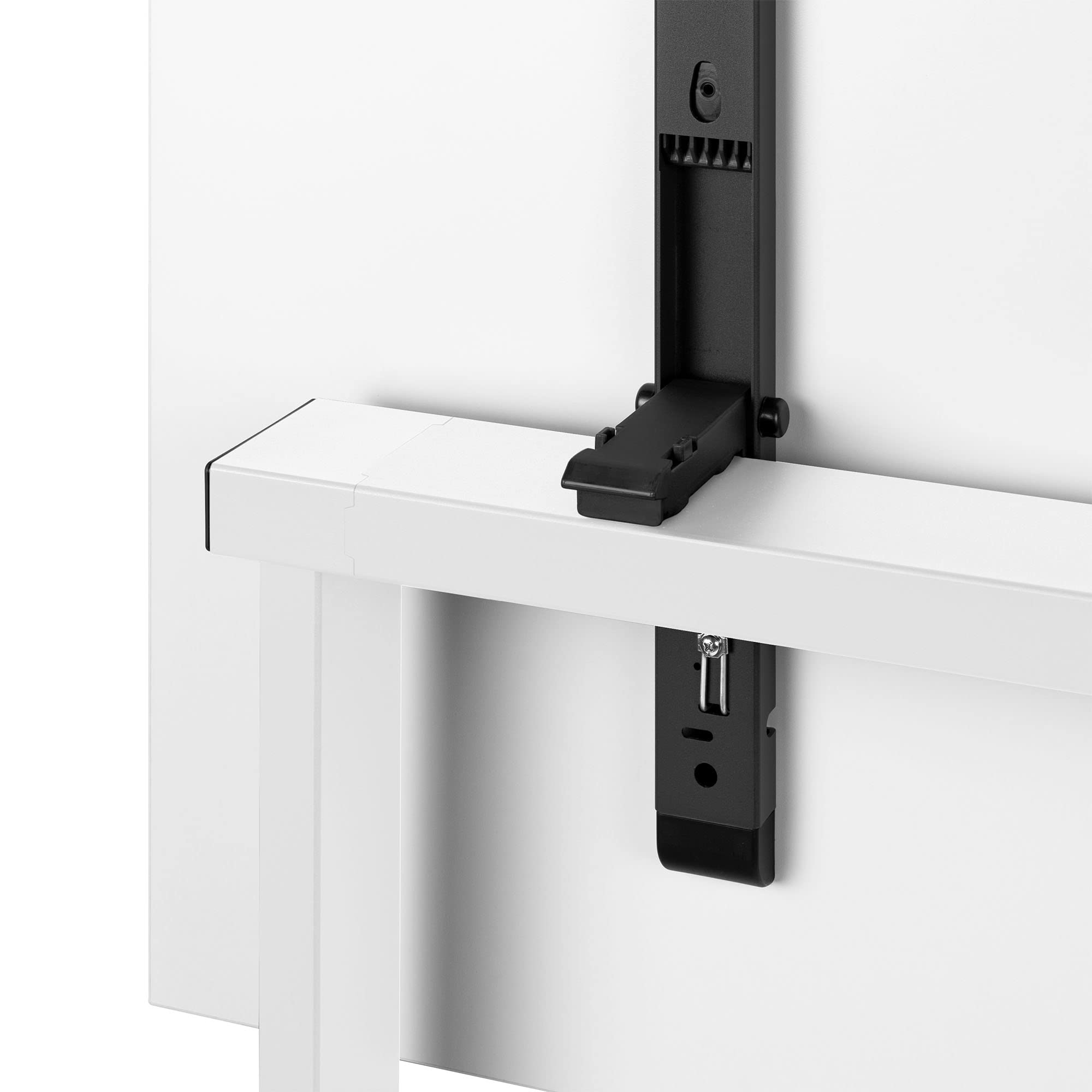 Weber Büro Besprechungstisch Savio 160 x 80 cm | Klappbar | Rollbar | Klapptisch | Weiß