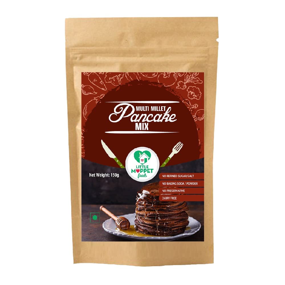 Little Moppet Foods Multi Millet Pancake Mix - 150g (B07F9ZV9C6) Amazon Price History, Amazon Price Tracker