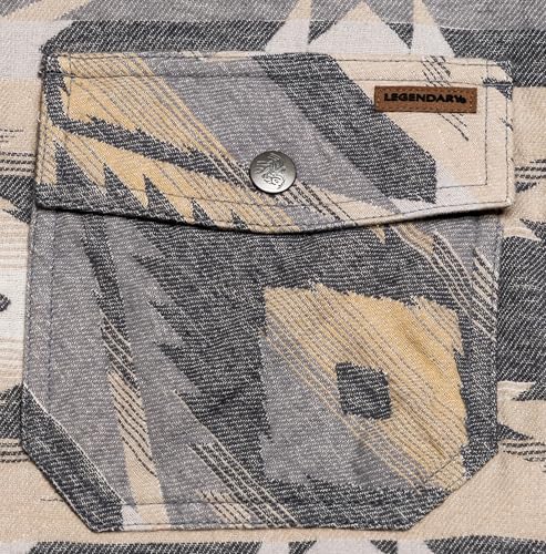 Image of Legendary Whitetails Mens Thermal Lined Shirt Jacket Plaid Flannel Polyfill Insulated Shacket