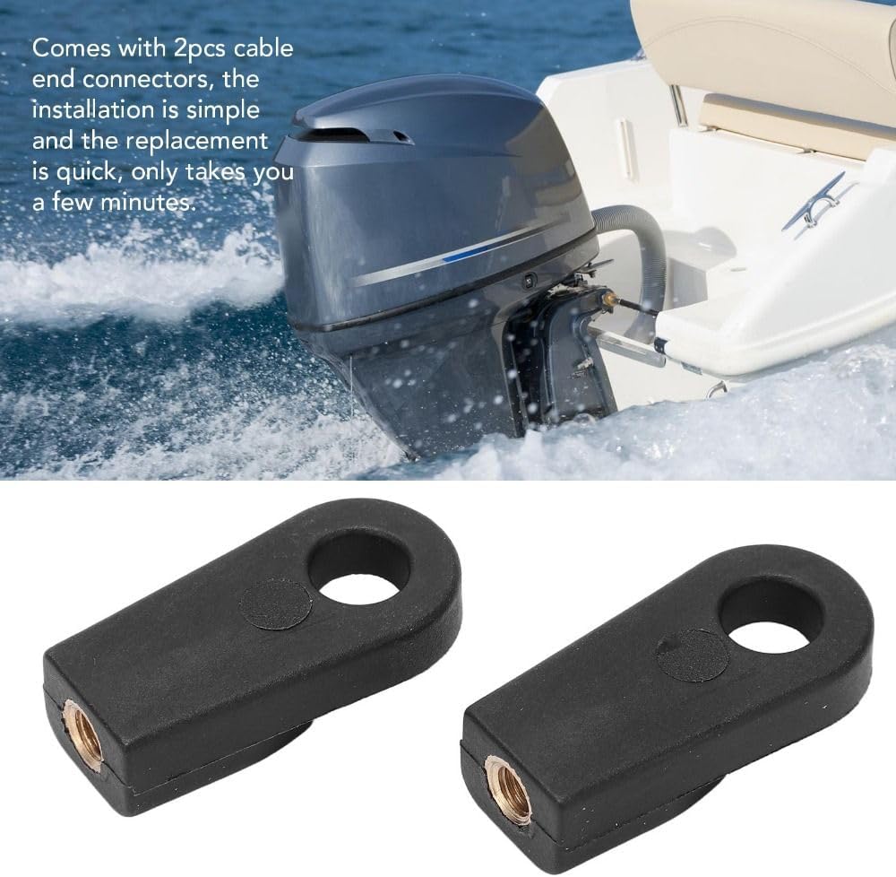 2pcs ABS Copper Outboard Control Box Cable End Connector for Suzuki 3300c Throttle Control Box Connector Shift Control Box Cable 67275-95600 Marine Use