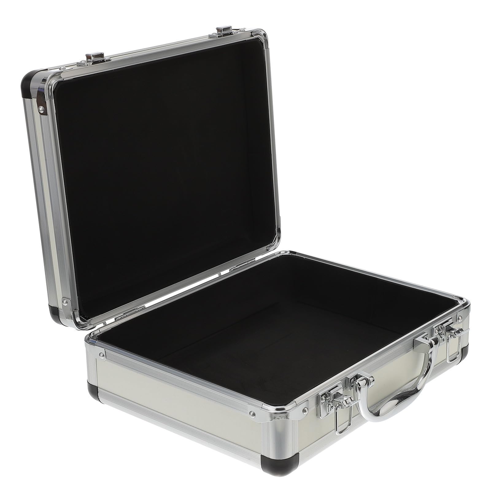 Boîte à Outils Valise à Code Portable en Alliage D’aluminium Argenté