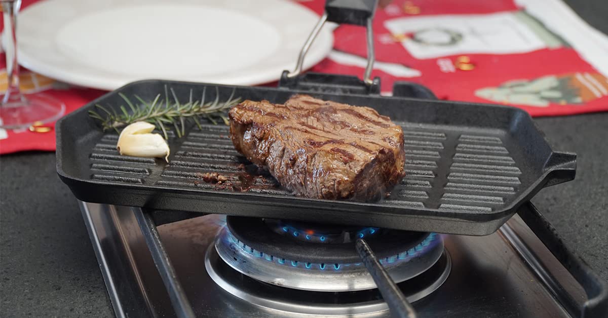 Aeternum Y00AGD0339 Grill in Ghisa, 21 x 35 cm