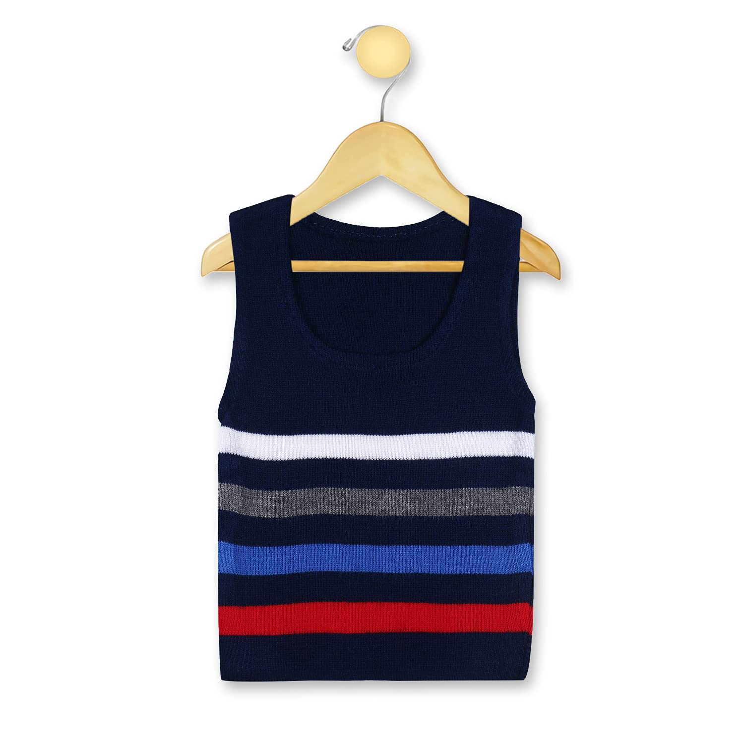 KNITCO Kids Regular Fit Acrylic Woollen Vest Unisex (Pack of 3) - Image 2 thumbnail