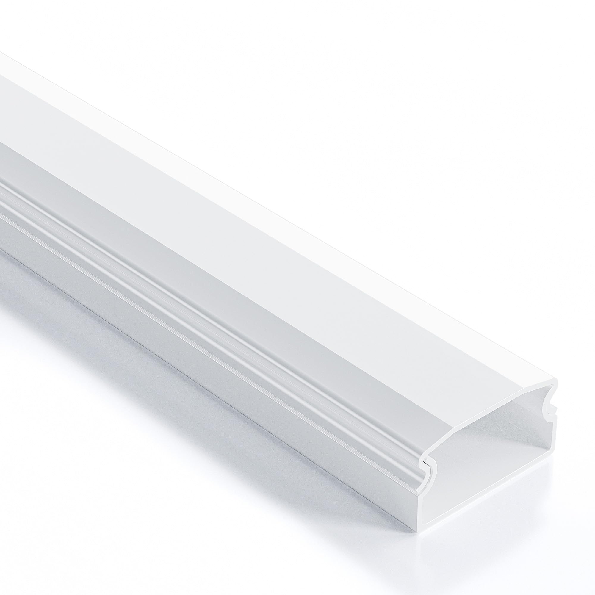 Delamu Cable Trunking, Cable Wall Cover, Paintable Cord Hider to Hide Wires for TV and Computers in Home Office, White, 12M, 30 x 400mm L, 30mm W x 17mm H