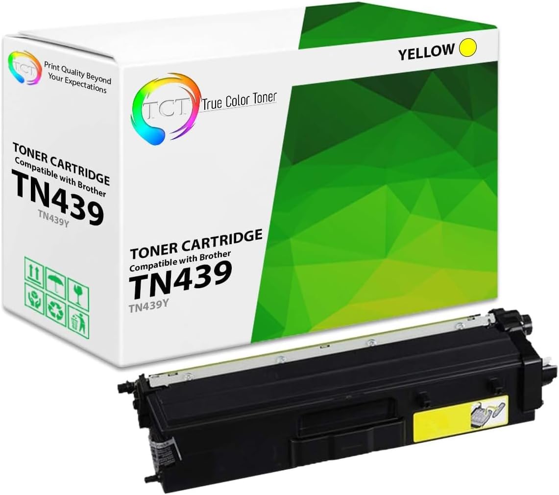 TCT TN439 Black Toner Cartridge - Compatible Replacement for Brother TN439 TN-439 TN439K Black Works with Brother HL-L8360CDW L8360CDWT MFC-L8900CDW L9570CDW Printers (9,000 Pages)