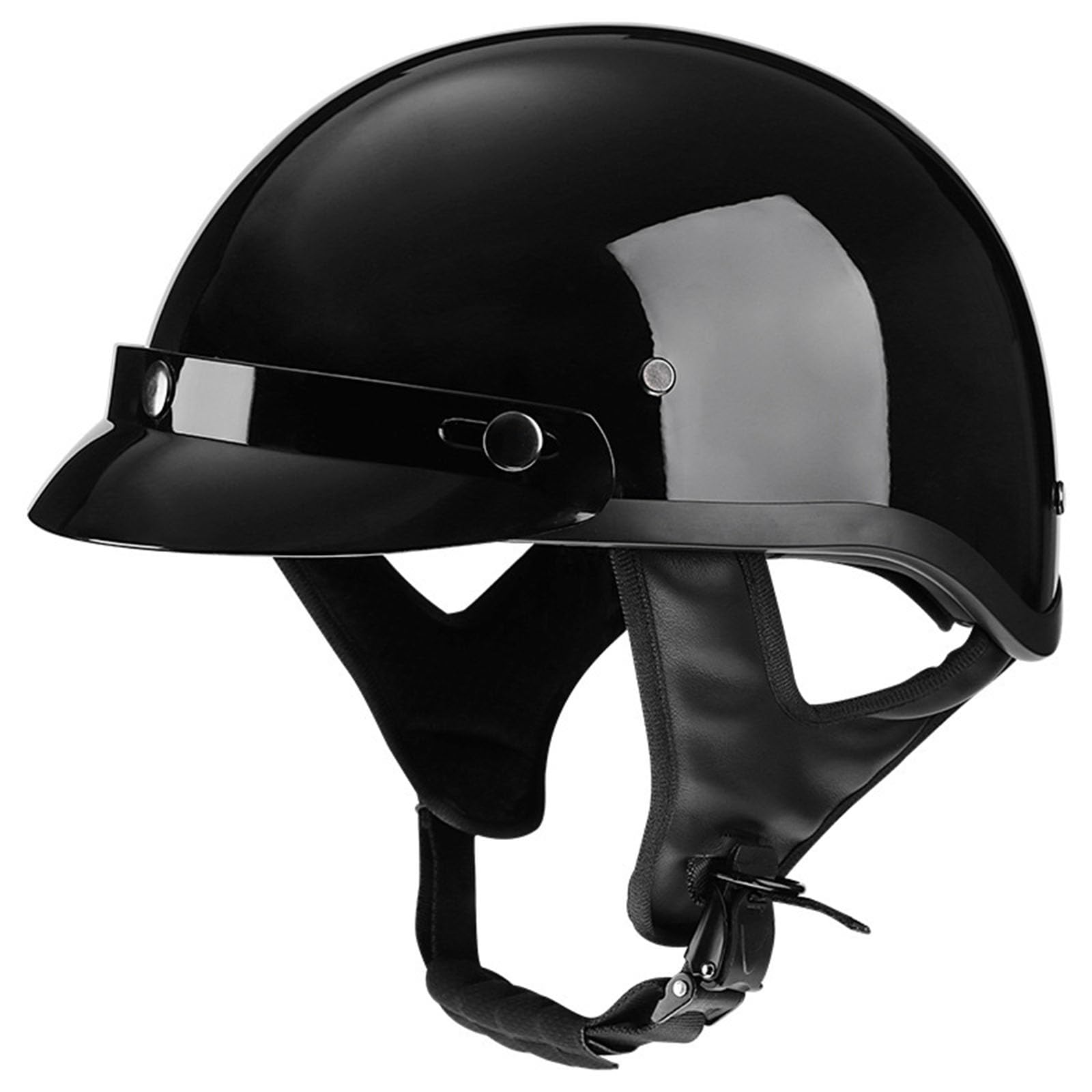 Casco Mezzo Viso Omologato DOT/ECE Moto Casco Jet Moto Cruiser Scooter Uomo Donna Mezzo Casco Moto Casco Mezzo per Moto Casco Moto Aperto retrò