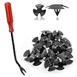 50Pcs Automotive Insulation Retainer Clips, Push-Type, Metal, Domed, Round, OEM 4878883AA Compatible with Chrysler Jeep Dodge Ram, Automotive Repairs