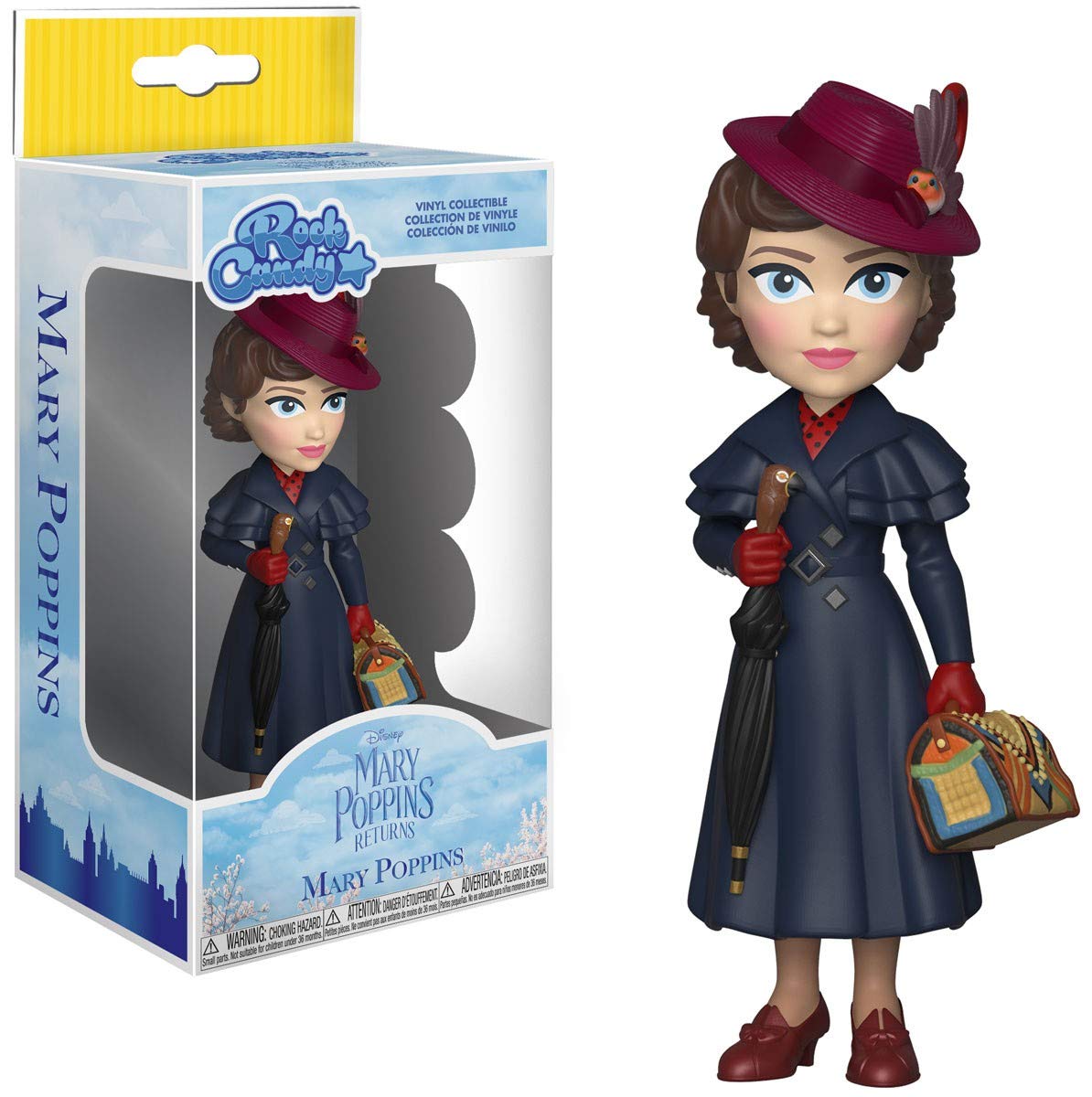 FunkoRock Candy: Mary Poppins Returns Mary Poppins Collectible Figure,  Multicolor, Standard