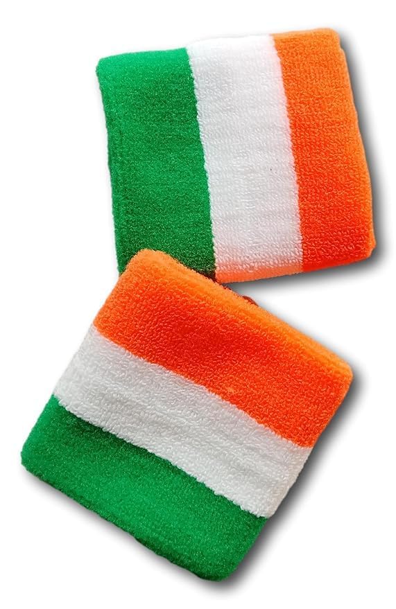 Indian Print Tricolor Wrist Band Pack of 4 | Patriotic Tricolor Fabric Wrist Bands for Independence Day & Republic Day Celebrations | Comfortable Stretch Wristband for Kids & Adults-image-49