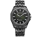 Solar Powered Mens Watch | Alloy Bracelet | Water-Resistant Analog Wrist Watches for Men | 42mm Case | Relojes para Hombres | Elegant Gift for Man