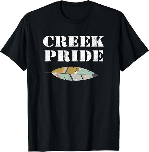 Creek Native American Pride - Camiseta, Negro, S disponible en Yaxa Colombia