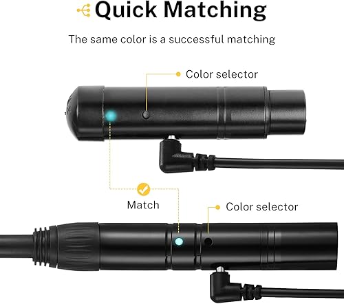 Miniatura 4 de Donner DMX512 Controlador inalámbrico Dfi DJ 24G DMX inalámbrico 7 receptores versión corta y 1 transmisor etapa control de iluminación 8 piezas