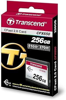 Amazon | Transcend Cfast 2.0 カード 256GB (3年保証) TS256GCFX650