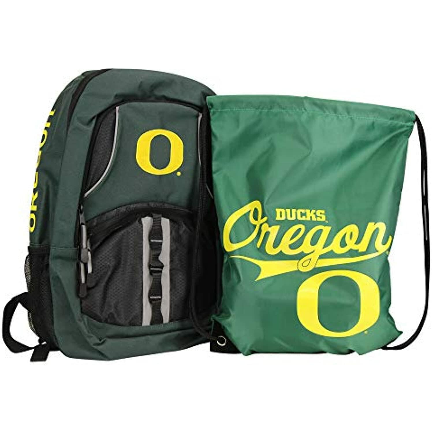 Northwest NCAA Captain Backpack/Keeper Cinch Bag Bundle (Oregon Ducks)