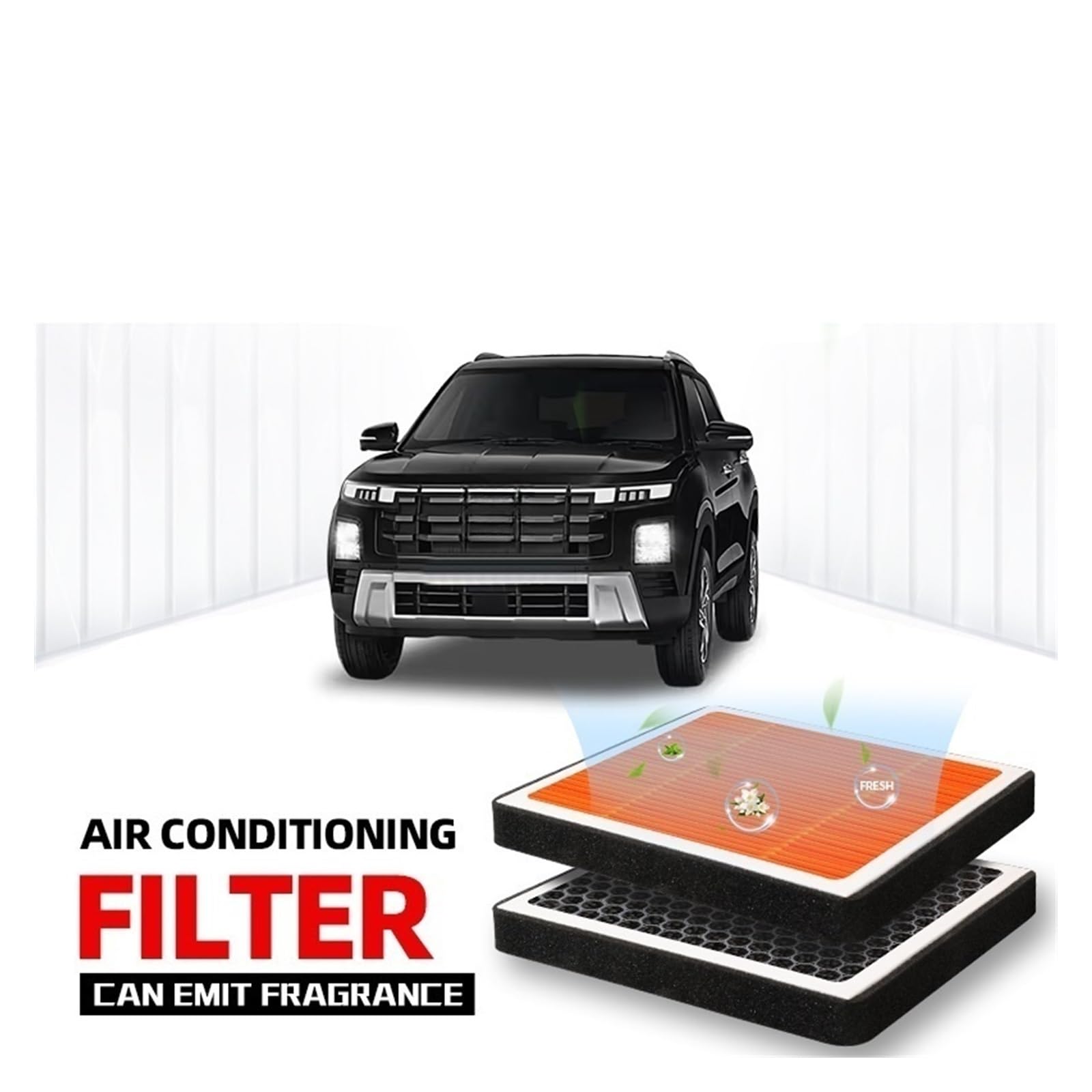per Hy&undai Creta Filtro Abitacolo Aria Condizionamento A Carbone Attivo Purificare L'auto con Condizionata A Filtris Automobilistici