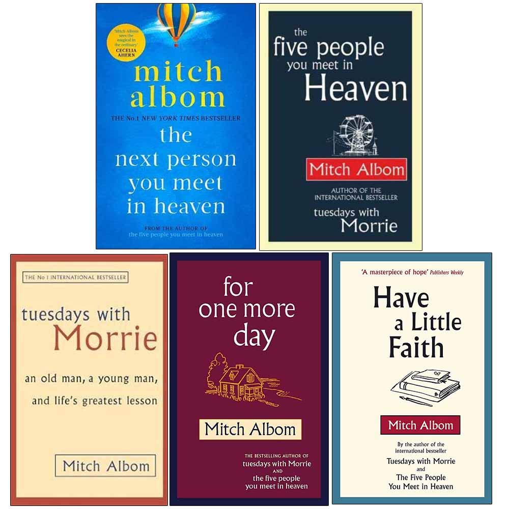Sphere ptd Mitch Albom 5 Books Collection Set Paperback – Big Book, 1 January 2020