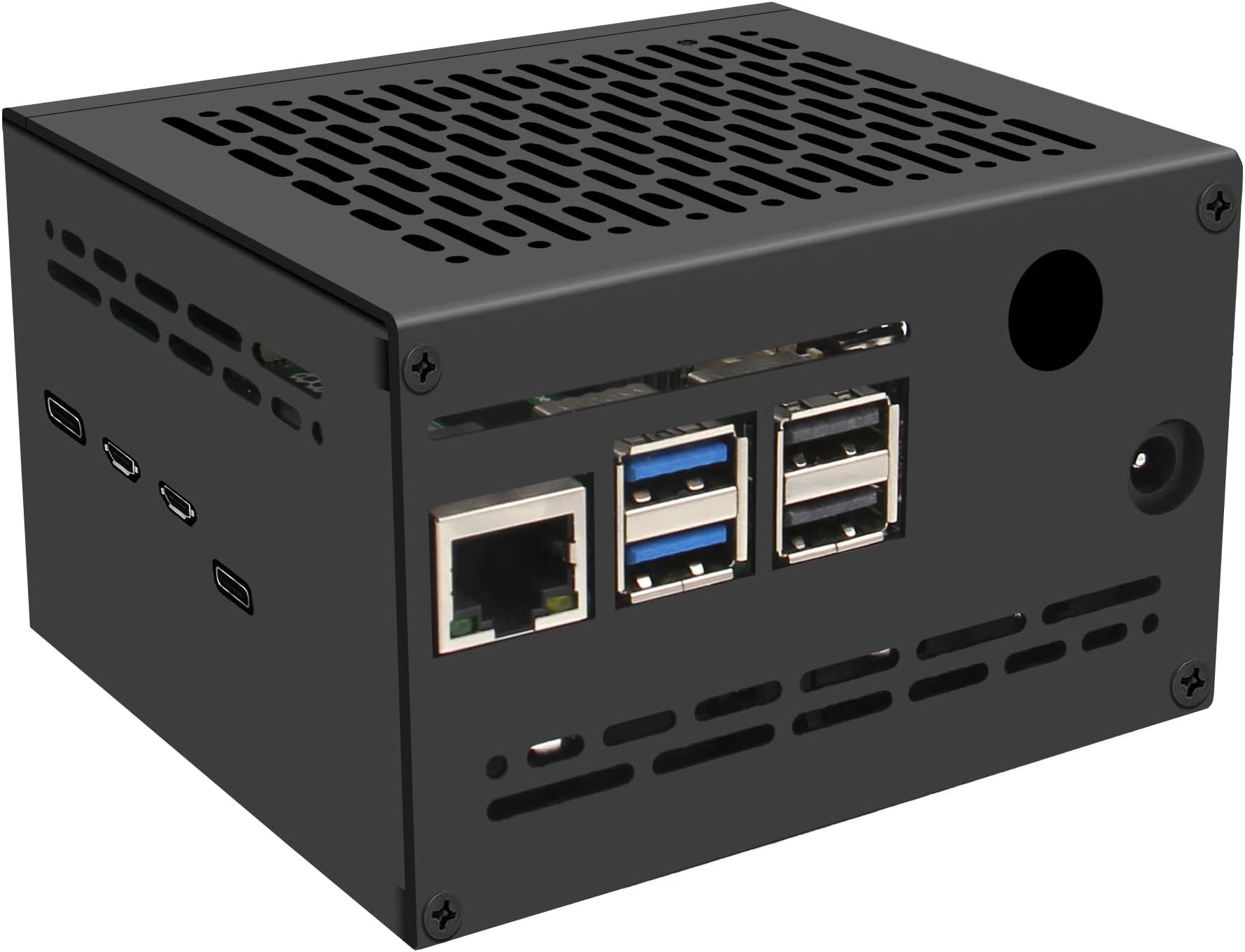 X1202-C1 Metal Case for Raspberry Pi 5 & X1202 UPS Shield