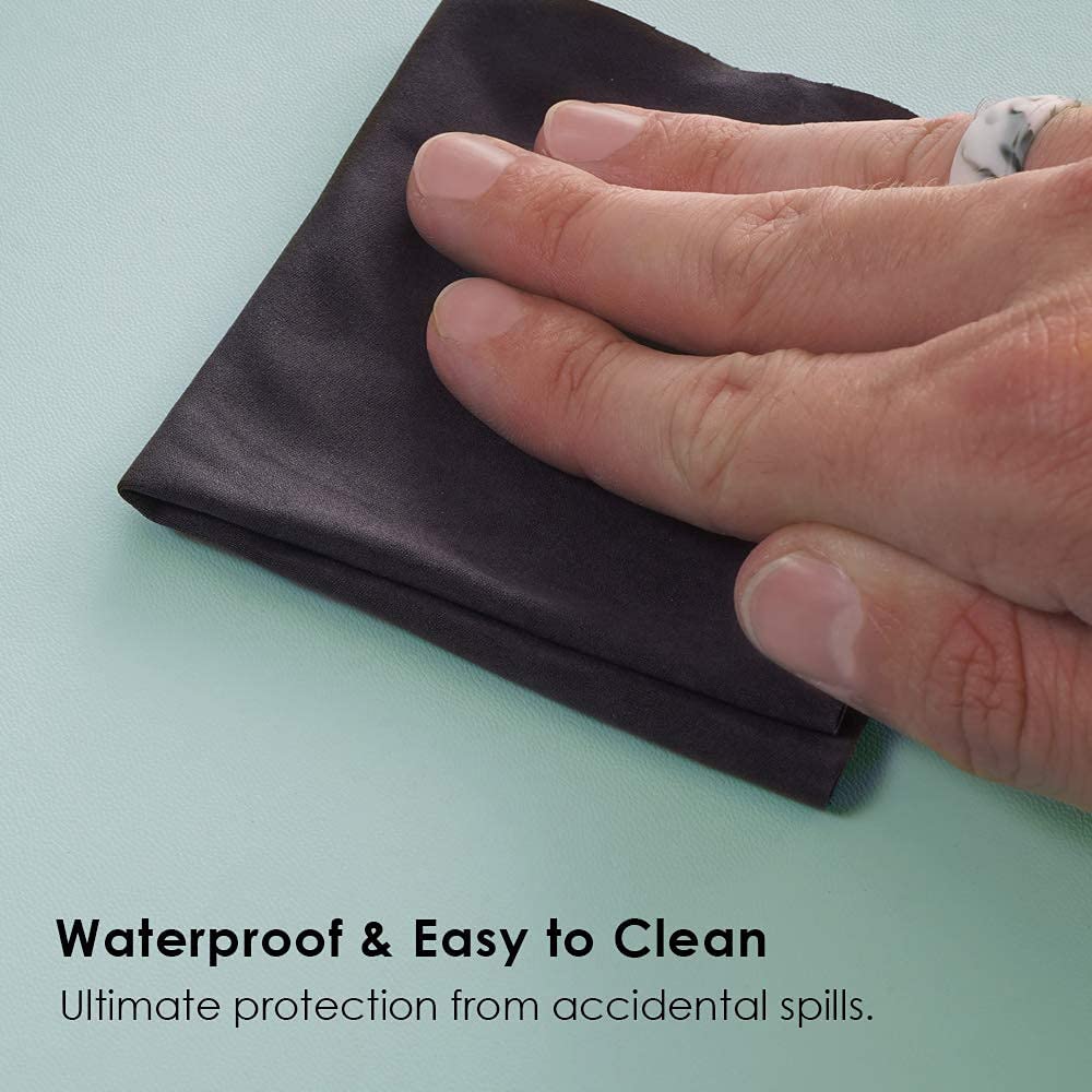 ConTact Brand XL Corner Desk Pad Waterproof AntiSlip PU Leather