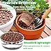 Legigo 2 LB Organic Leca Clay Pebbles for Plants, 4mm-16mm 100% Natural Leca Balls for Indoor Plants, Hydroton Clay Pebbles for Plants Hydroponic Aquaponics Growing Orchid Drainage Terrarium
