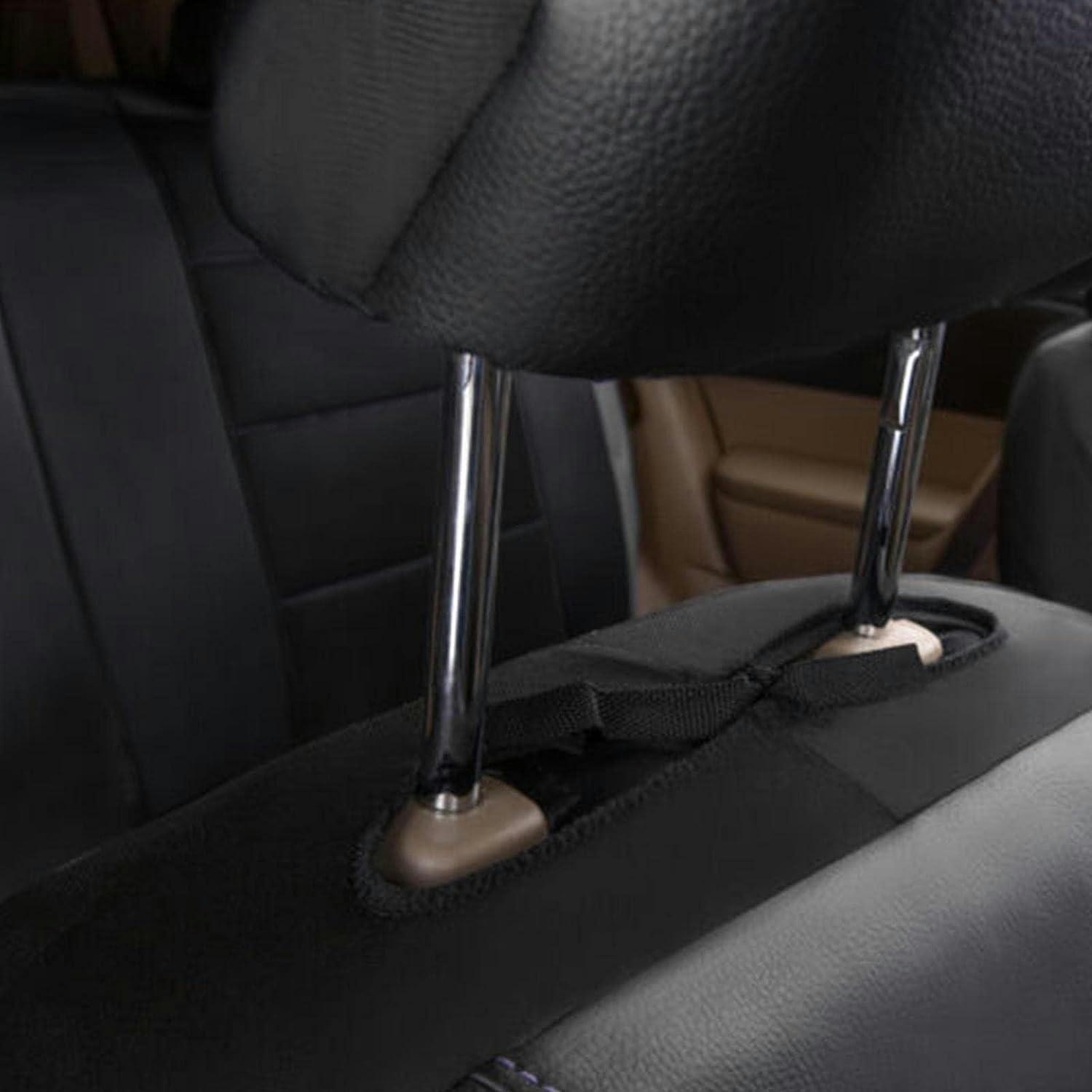 ELLIAT Housse Siege Voiture pour Toyota Auris 2015-2019,Universelle,Lavable et Facile à Installer-Noir