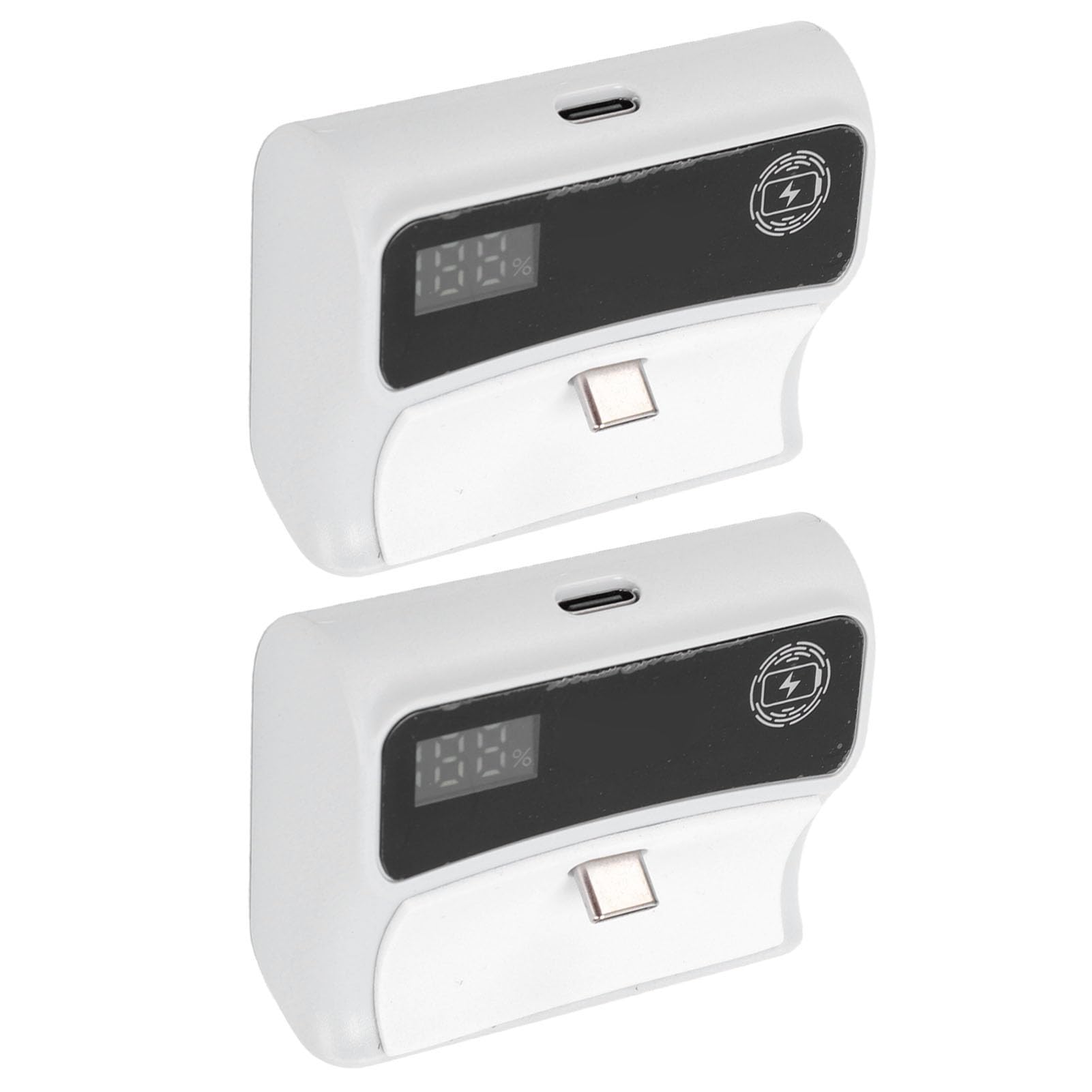 Annadue Batteria Ricaricabile per 2 Pro, Power Bank Cordless da 2000 MAh con Indicatore LED per Gameplay Prolungato, Oltre 12 Ore di Riproduzione, 800 Cicli di Ricarica (2 pezzi)