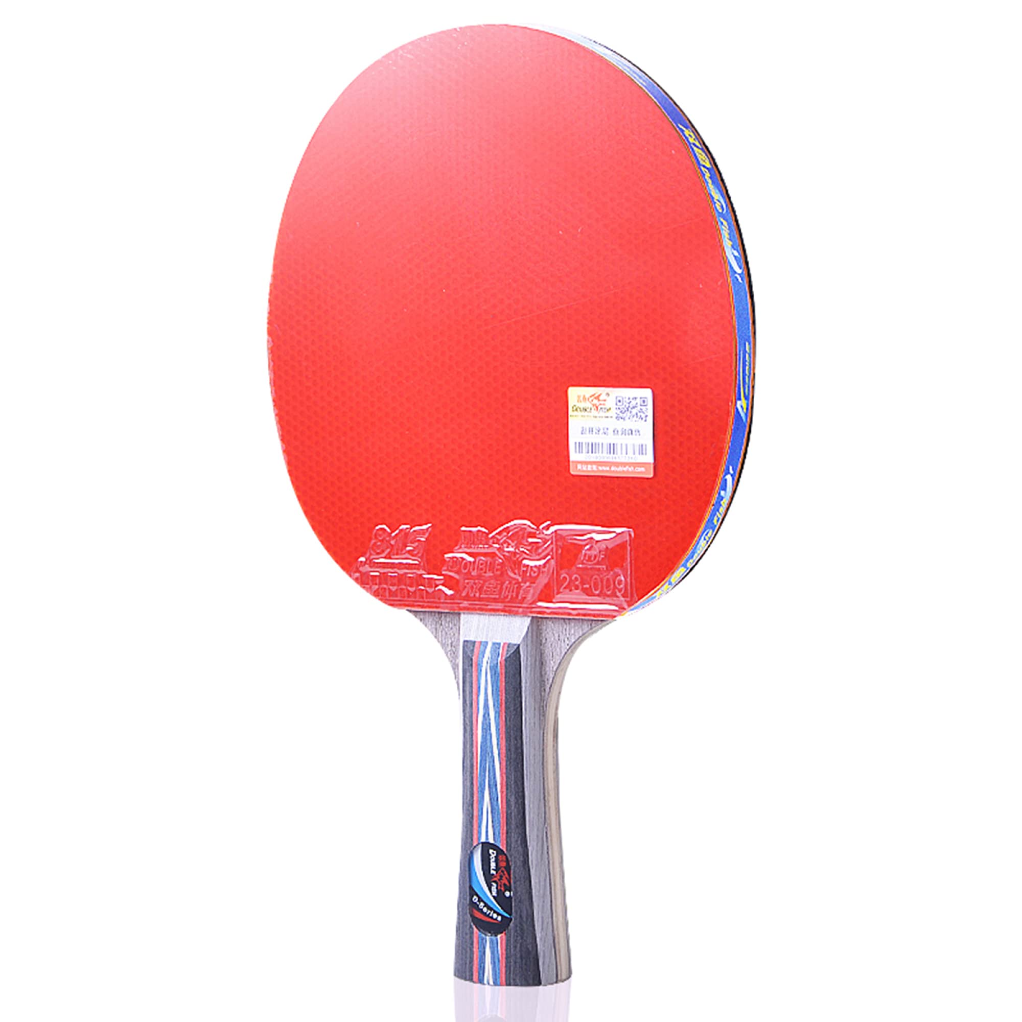 Racchetta da Ping Pong， Set di Racchette da Ping Pong for Allenamento Professionale, Impugnatura Comoda / 6 Stelle Corta, Racchetta(Long Handle)