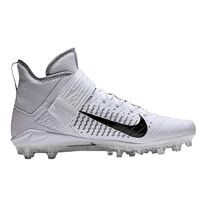 Nike Men's Alpha Menace Pro 2 Mid Football Cleat White/ | B2B
