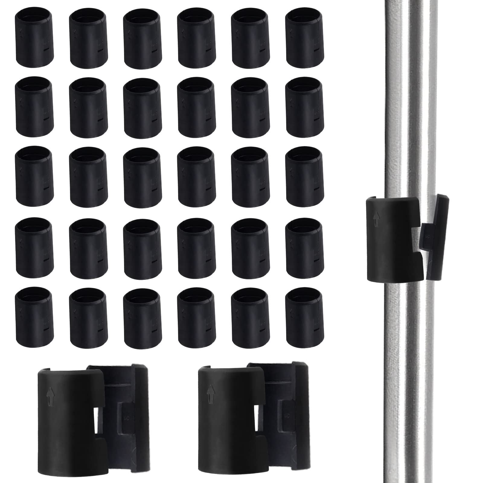 Wire Shelf Clips - 72 Pack -1