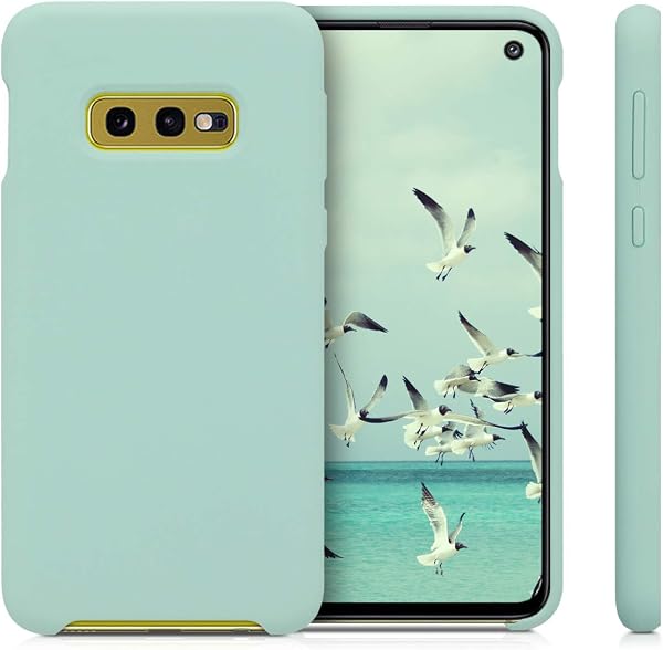 kwmobile Cover per Samsung Galaxy S10e Custodia - Back Case per Smartphone in Silicone TPU - Protezione Gommata - menta matt - 5