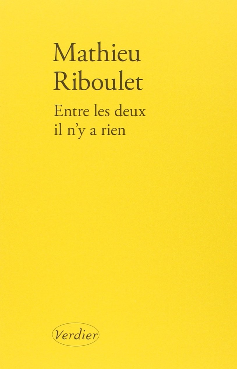 Entre les deux il n'y a rien