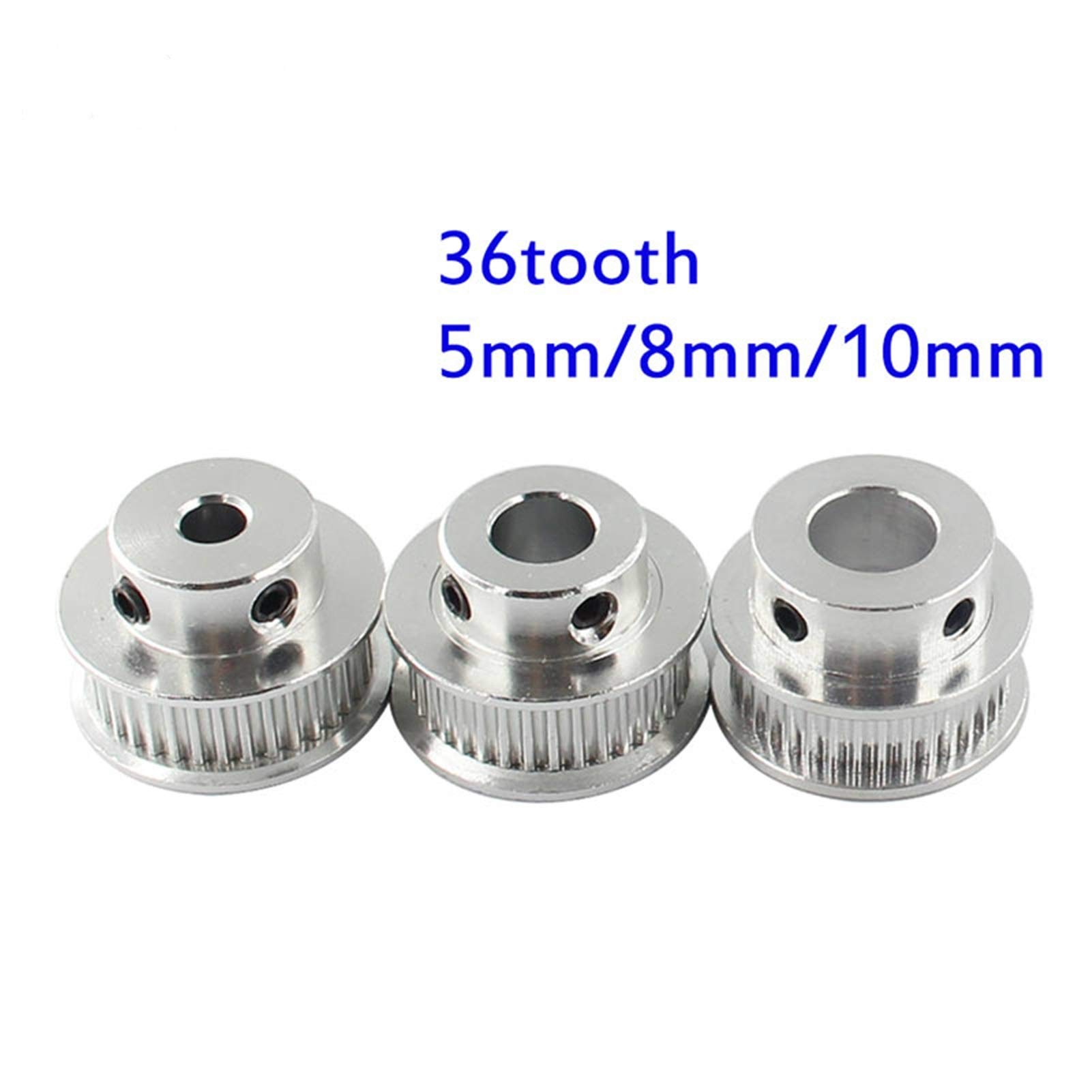 Leloo Lcuihong-poulie Distribution Poulie De Chronométrage GT2 16 Dents 2GT 20 Dents Aluminium, Aluminium 5mm 8mm, Pièce De Vitesse Synchrone, Largeur 6mm 10mm Flexible Et Durable