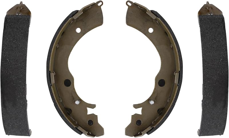 Sapatas de freio traseiras Detroit Axle SH-627 para Honda Accord, Civic, CR-V e Fit – 2 unidades