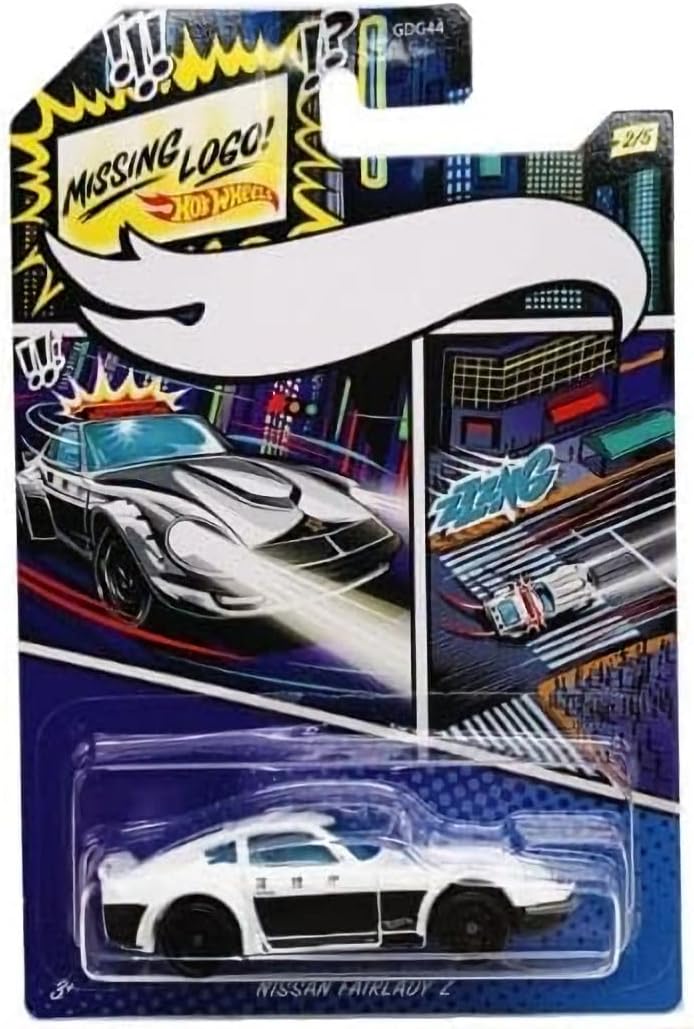 Hot Wheels Police Pursuit Comic Missing Logo Art Variant – Complete 5‑Pack Bundle (2020 Edition) | Collectible 1:64 Die‑Cast Police Cars