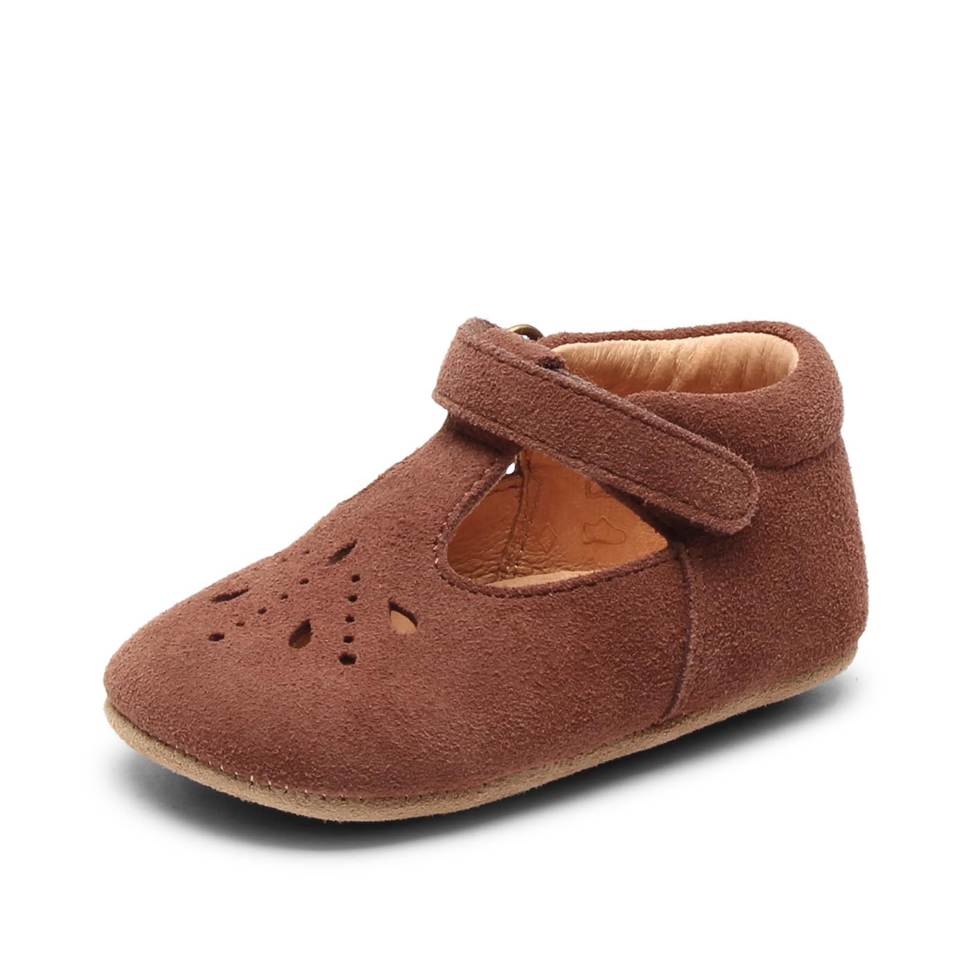 Bisgaard Baby Girls' Bloom Crawling Shoes Brown Size: 3UK Child