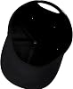 Perlotus Unisex Sports Cap Hat Micro Polyester Fabric 6 Piece Ventilated Adjustable Metal Buckle Four Seasons Lightweight Summer Hat Black
