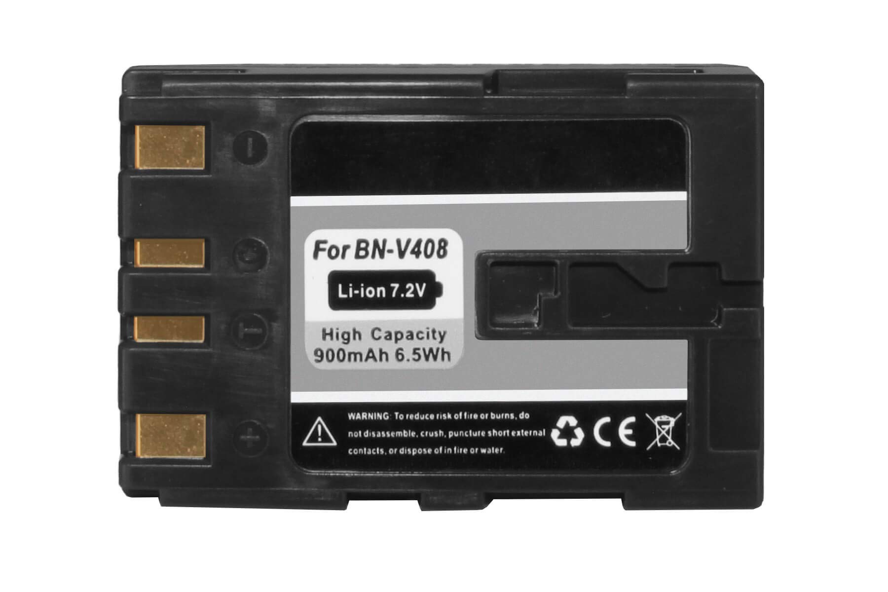 2X Batteries BN-V408/V408U pour JVC GR-D50K, D70K, D90K, D230 DV1800, DV2000, DV3000 DV2000U