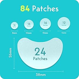 LitBear Acne Patches Large, Hydrocolloid Pimple Patches for Breakouts, Zit and Blemish, Acne Patches for Face, Chin, Back and Body with Tea Tree Oil