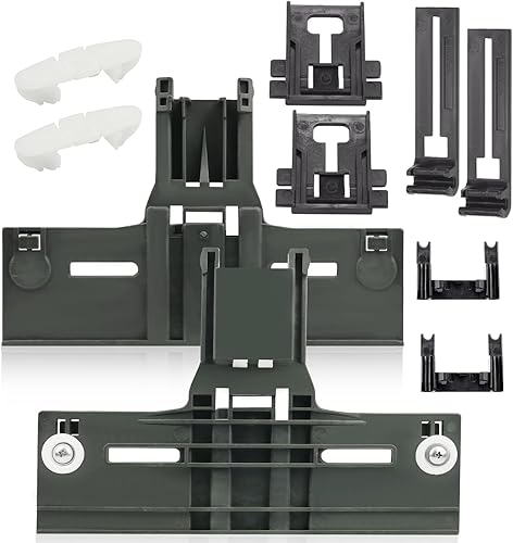 Piezas de repuesto mejoradas para lavavajillas W10350375 para lavavajillas Kenmore 665 Whirlpool, posicionador de lavavajillas W10195840 y ajustador