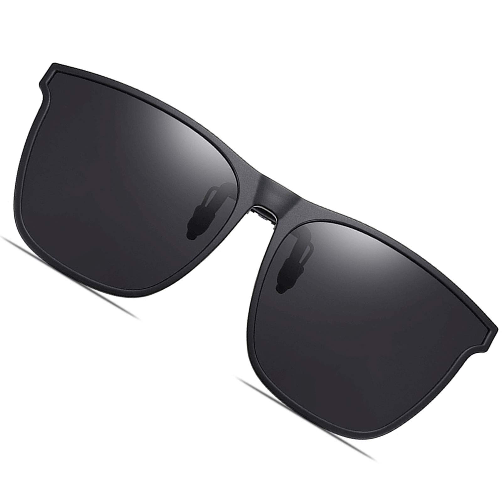 Polarized Clip On Sunglasses Oversized UV400 Anti-Glare Fishing Driving Sunglasses Over Prescription Glasses