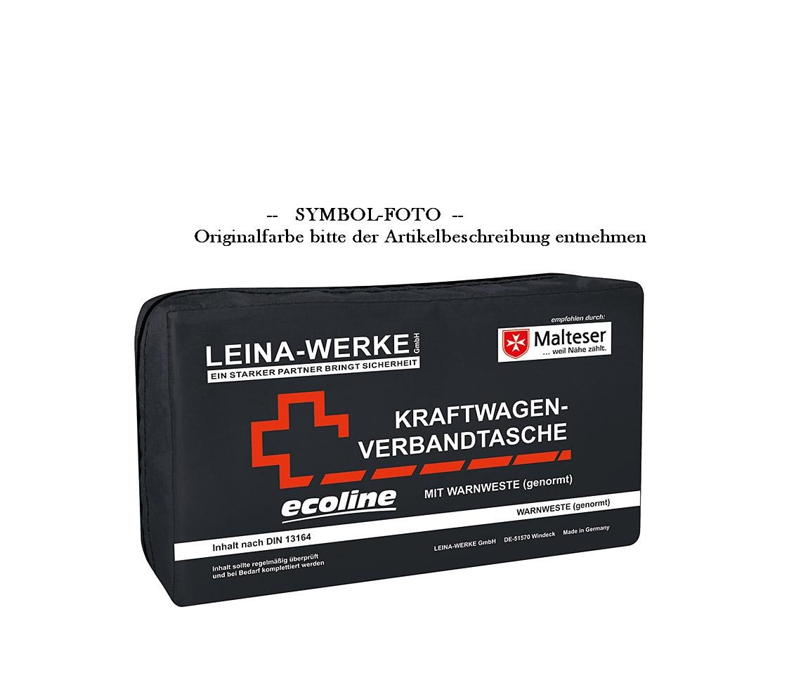 Leina-Werke 110362 KFZ-Verbandtasche Compact Ecoline mit Klett, Schwarz/Weiß/Rot (Packung mit 2)