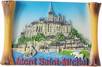 Mont-Saint-Michel France Refrigerator Magnet Tourism Tourist Souvenir Fridge 3D Decoration Magnetic Sticker Craft