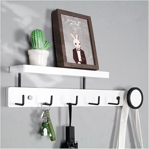 Miniatura 5 de Ganchos para colgar abrigos de pared, ganchos de entrada para abrigos, ganchos de madera, organizador de ropa, perchero para dormitorio, armarios,
