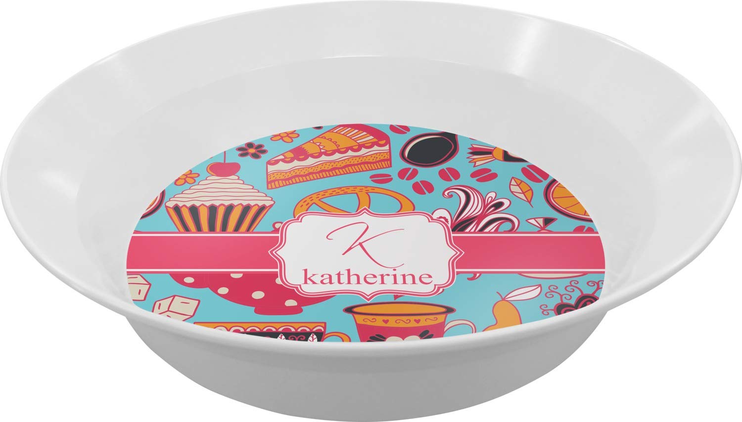 Personalized Dessert & Coffee Melamine Bowl - 12 oz