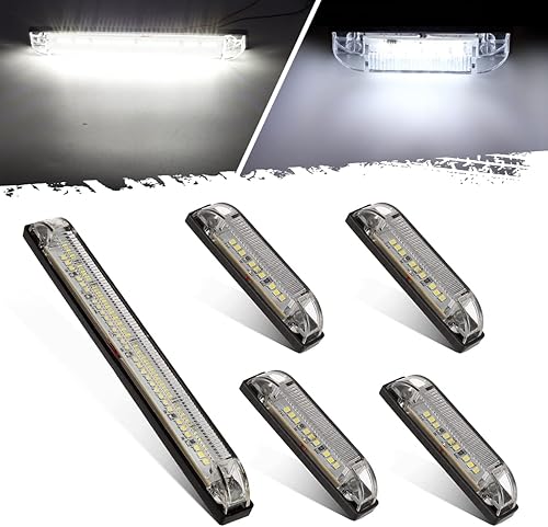 Partsam 4 unids 4 pulgadas led utilidad tira barra blanca 9 LED+1 unids 12 V 8 pulgadas delgada línea led barra de tira de utilidad blanca 30 LED disponible en Yaxa Costa Rica