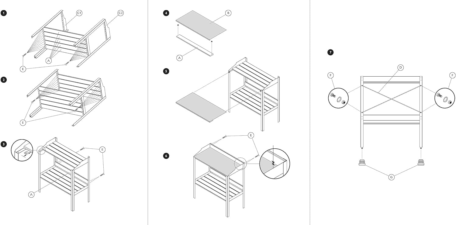 Upyard Planting Table Modern - moderner Pflanztisch aus Naturholz - erhöhter wetterfester Gärtnertisch für Balkon und Garten, 80x39x92, Schwarz