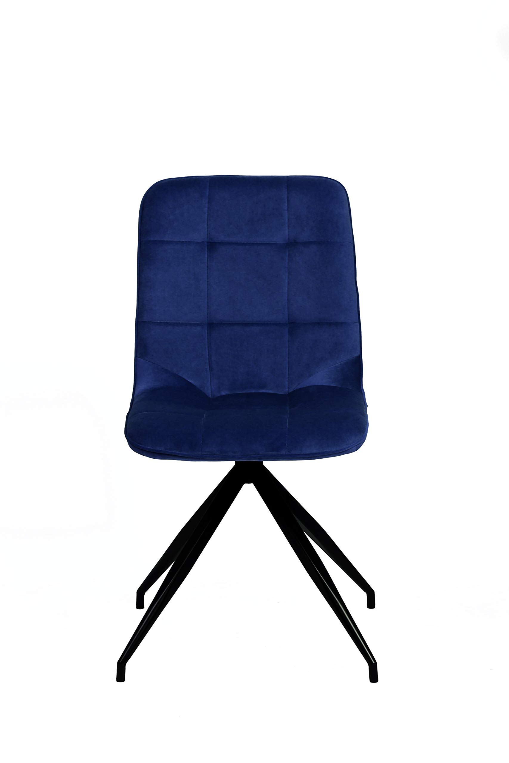 La Silla Española Legno sedia, tessuti, blu indaco, dimensioni: 46 cm (larghezza) x 57 cm (fondo) x 88 cm (altezza)