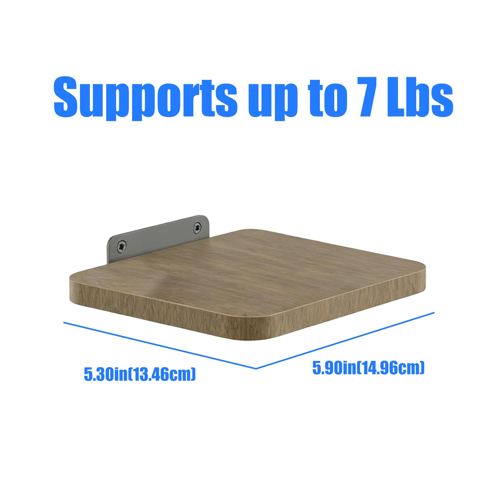 Supporto salvaspazio per soundbar in legno robusto per sistemi avanzati di supporto da parete per docenti