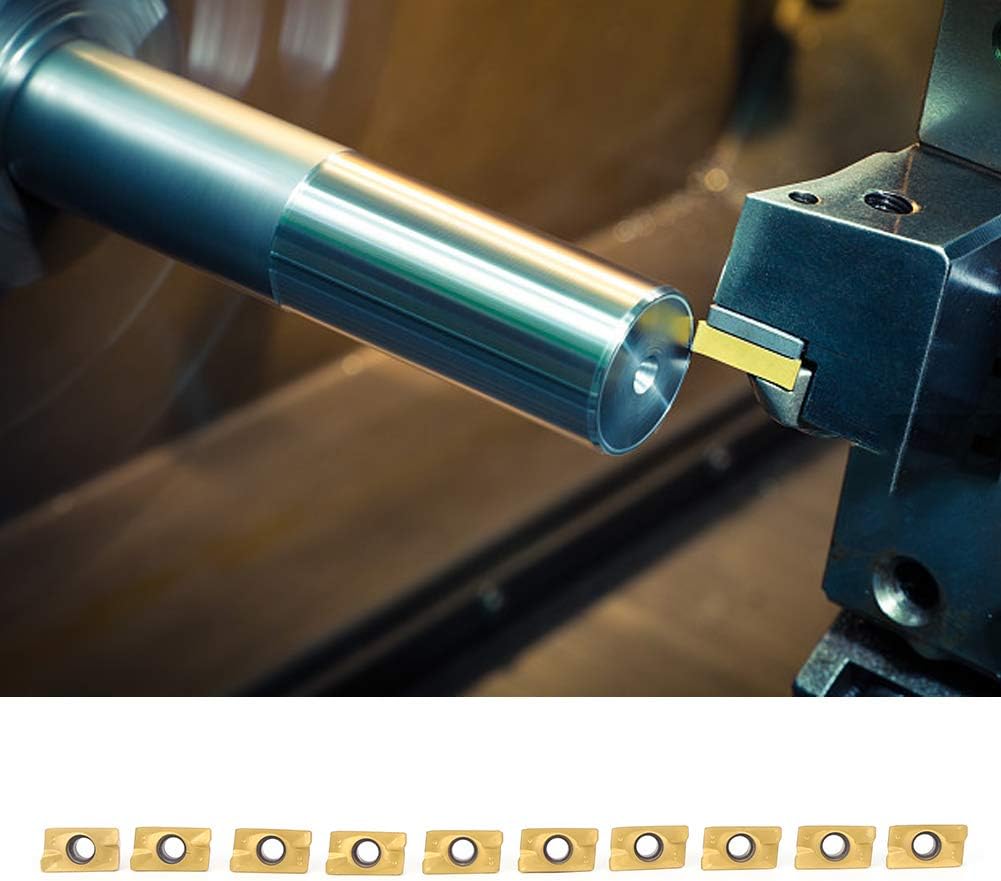 20PCs Milling Inserts APMT1604 CNC Cemented Carbide Insert Cutter Lathe Turning Inserts Lathe Milling Cutting Tools 15-50HRC Hardness